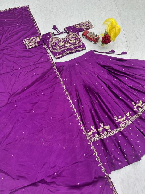Tapi 322 chinon Bollywood lehenga choli market in Hyderabad